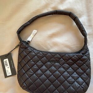 MZ Wallace Black Quilted Shoulder Bag